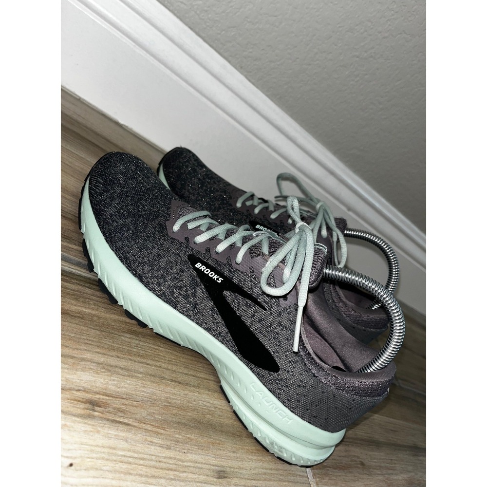 Brooks Launch 6 Women's Size 8.5 B (Medium) Running Shoes Gray Black Mint